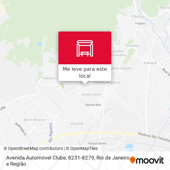 Avenida Automóvel Clube, 8231-8279 mapa