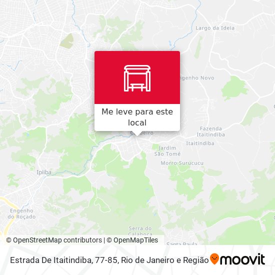 Estrada De Itaitindiba, 77-85 mapa
