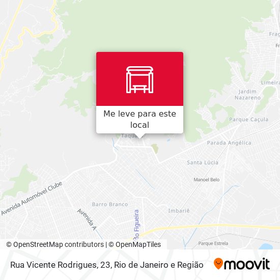 Rua Vicente Rodrigues, 23 mapa