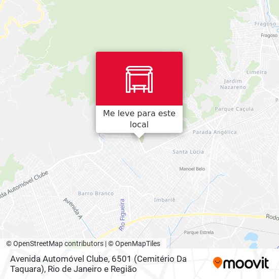 Avenida Automóvel Clube, 6501 (Cemitério Da Taquara) mapa