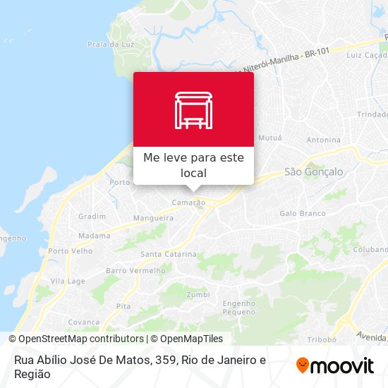 Rua Abílio José De Matos, 359 mapa