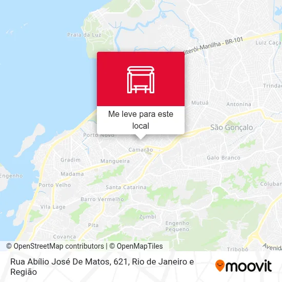 Rua Abílio José De Matos, 621 mapa