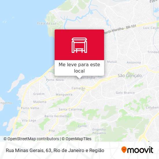 Rua Minas Gerais, 63 mapa