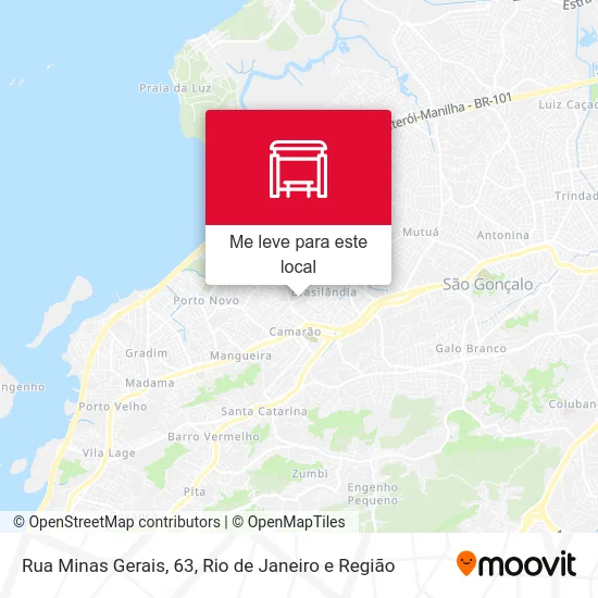 Rua Minas Gerais, 63 mapa