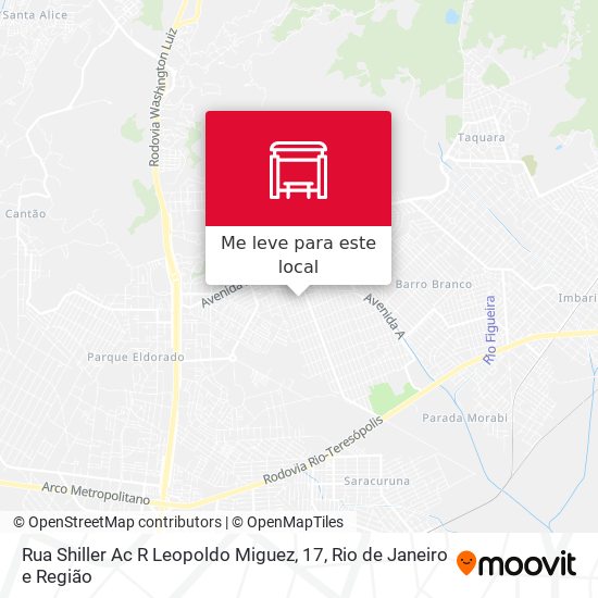 Rua Shiller Ac R Leopoldo Miguez, 17 mapa