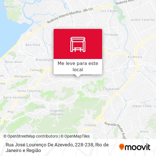 Rua José Lourenço De Azevedo, 228-238 mapa