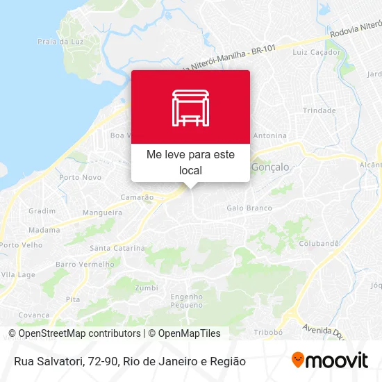 Rua Salvatori, 72-90 mapa