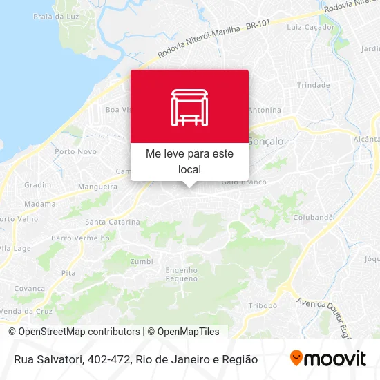 Rua Salvatori, 402-472 mapa