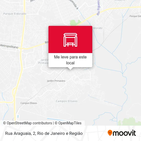 Rua Araguaia, 2 mapa