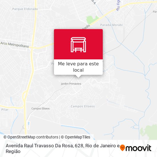 Avenida Raul Travasso Da Rosa, 628 mapa