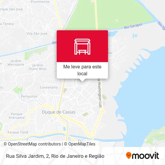 Rua Silva Jardim, 2 mapa