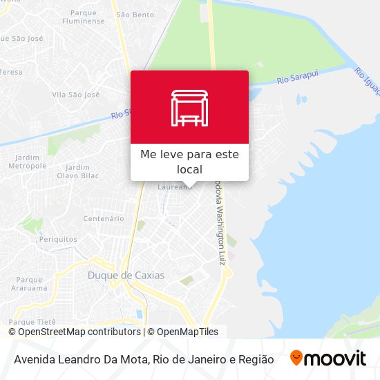Avenida Leandro Da Mota mapa