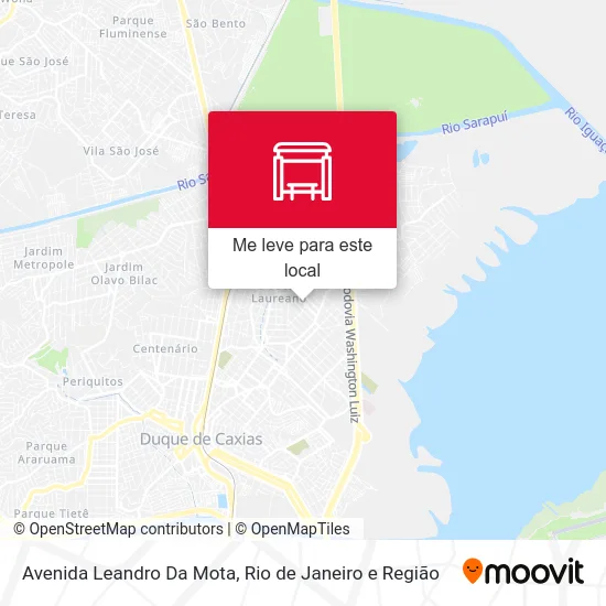 Avenida Leandro Da Mota mapa