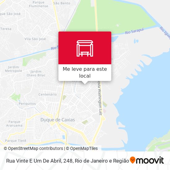 Rua Vinte E Um De Abril, 248 mapa