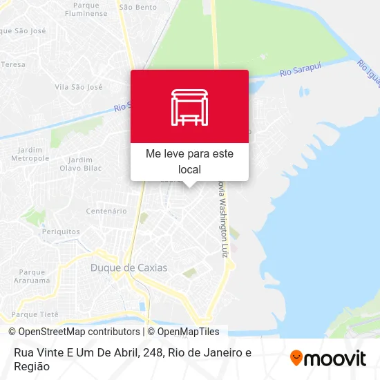Rua Vinte E Um De Abril, 248 mapa