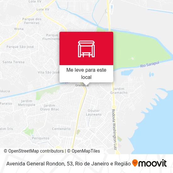 Avenida General Rondon, 53 mapa