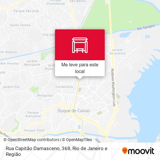 Rua Capitão Damasceno, 368 mapa