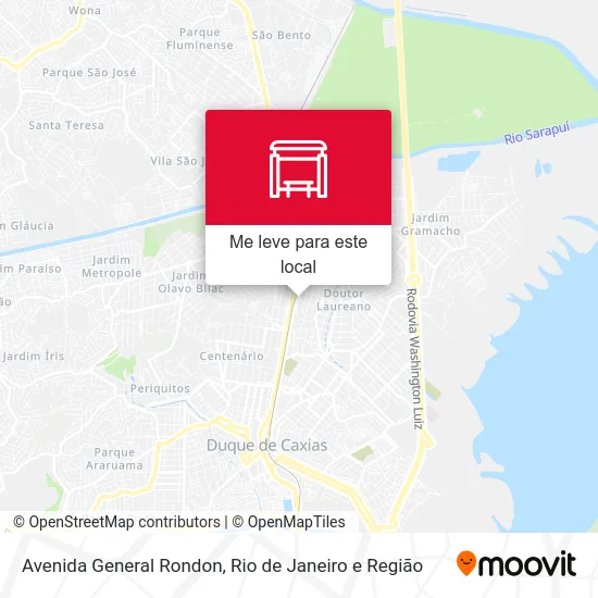 Avenida General Rondon mapa