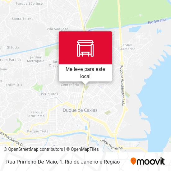 Rua Primeiro De Maio, 1 mapa