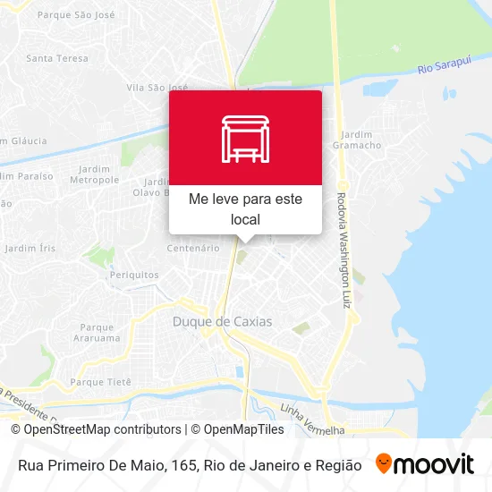 Rua Primeiro De Maio, 165 mapa