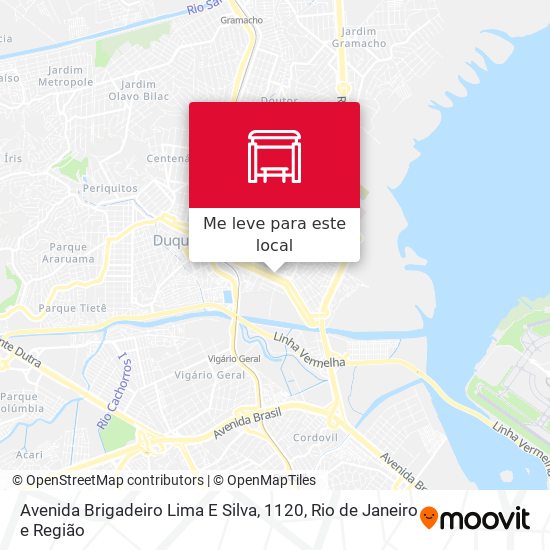 Avenida Brigadeiro Lima E Silva, 1120 mapa