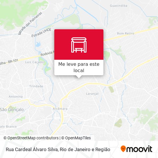 Rua Cardeal Álvaro Silva mapa