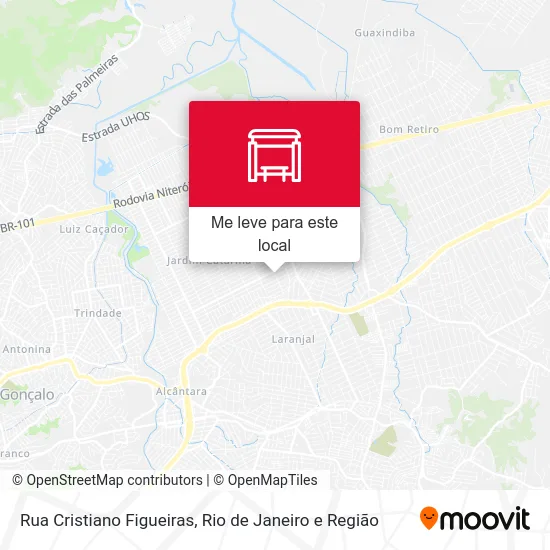 Rua Cristiano Figueiras mapa