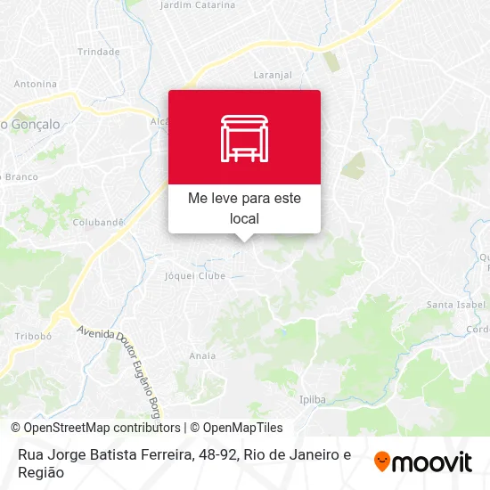 Rua Jorge Batista Ferreira, 48-92 mapa