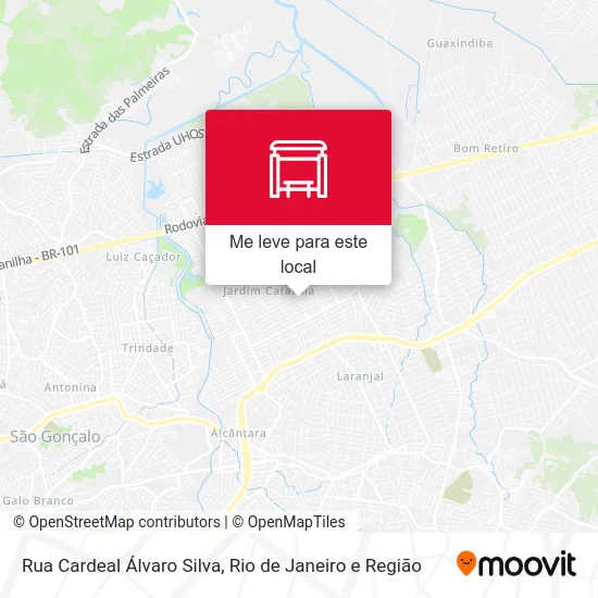 Rua Cardeal Álvaro Silva mapa