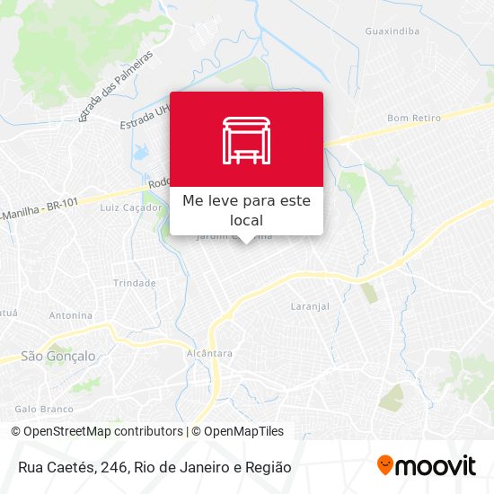Rua Caetés, 246 mapa