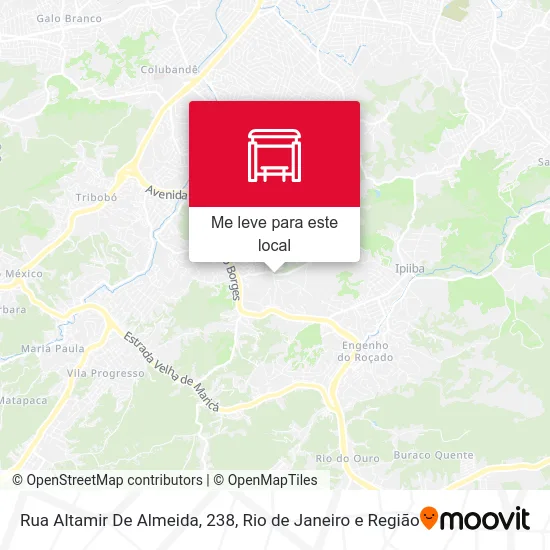 Rua Altamir De Almeida, 238 mapa