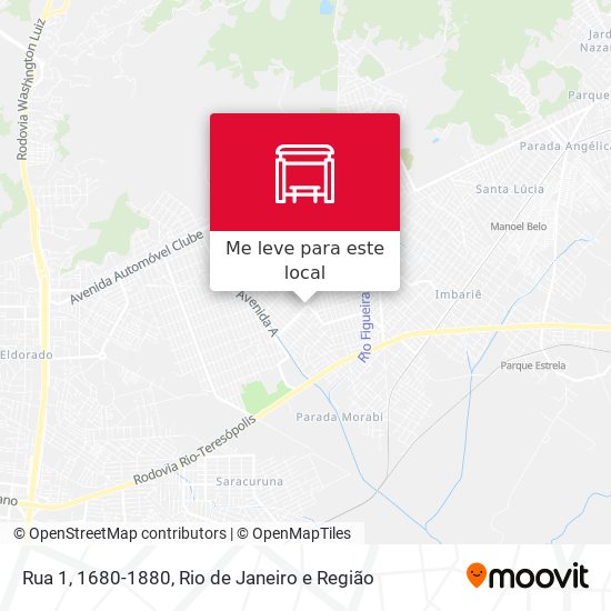 Rua 1, 1680-1880 mapa