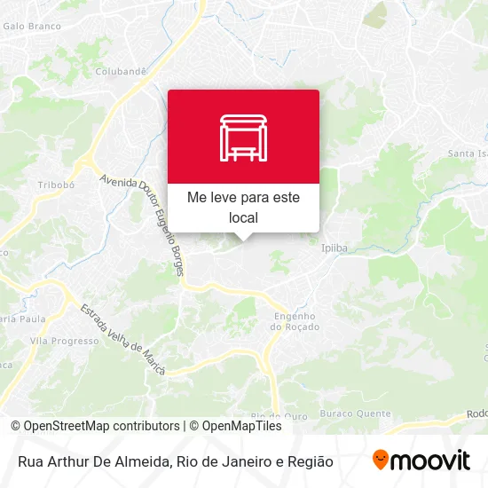 Rua Arthur De Almeida mapa