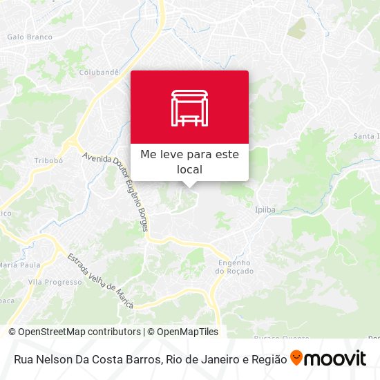 Rua Nelson Da Costa Barros mapa