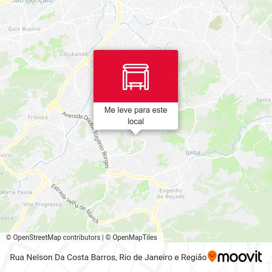 Rua Nelson Da Costa Barros mapa