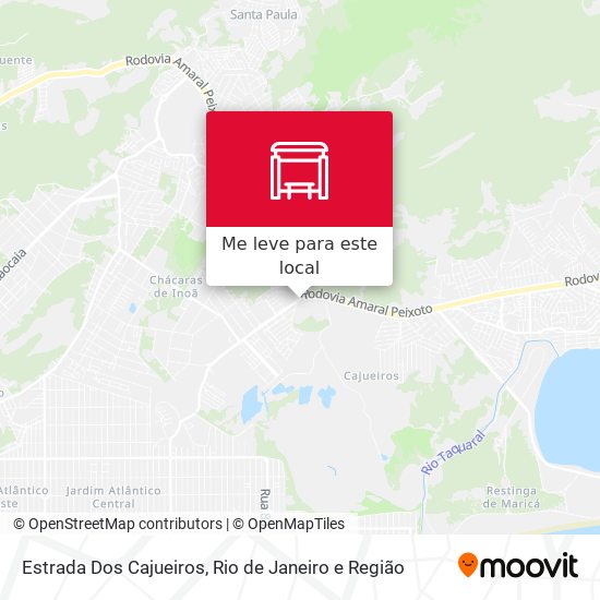 Estrada Dos Cajueiros mapa
