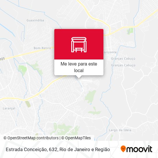 Estrada Conceição, 632 mapa