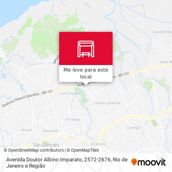 Avenida Doutor Albino Imparato, 2572-2676 mapa