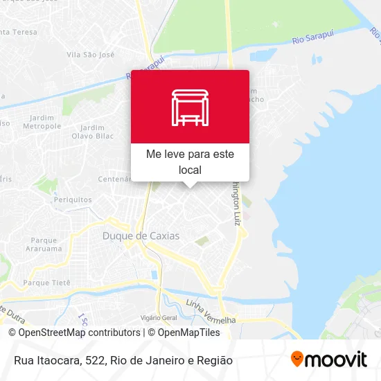 Rua Itaocara, 522 mapa