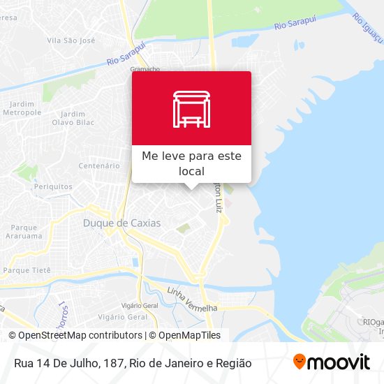 Rua 14 De Julho, 187 mapa