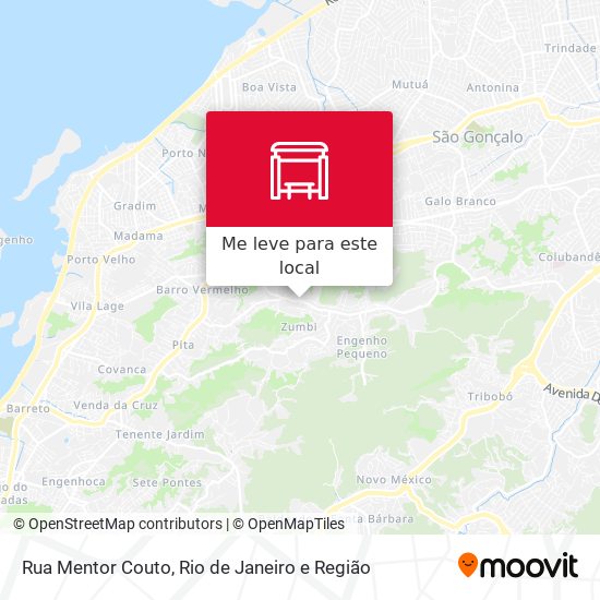 Rua Mentor Couto mapa