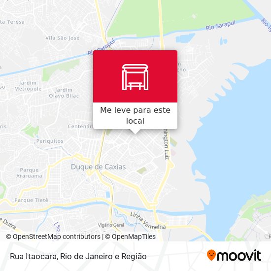Rua Itaocara mapa