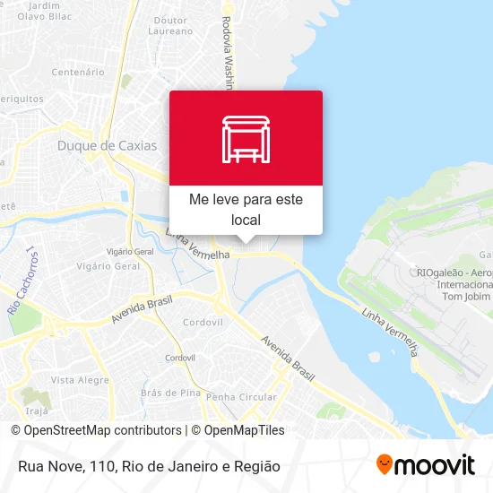 Rua Nove, 110 mapa
