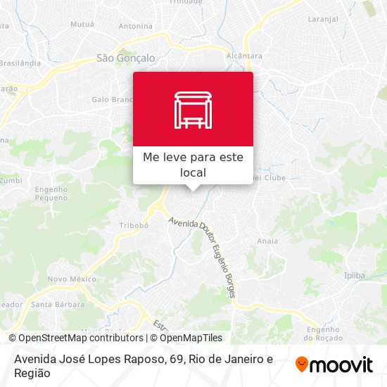 Avenida José Lopes Raposo, 69 mapa