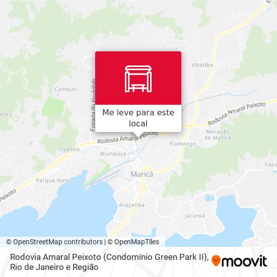 Rodovia Amaral Peixoto (Condomínio Green Park II) mapa