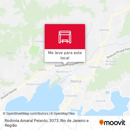 Rodovia Amaral Peixoto, 3073 mapa