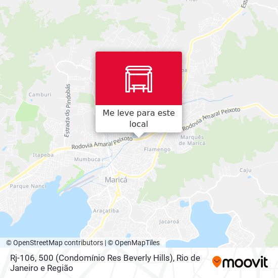 Rj-106, 500 (Condomínio Res Beverly Hills) mapa