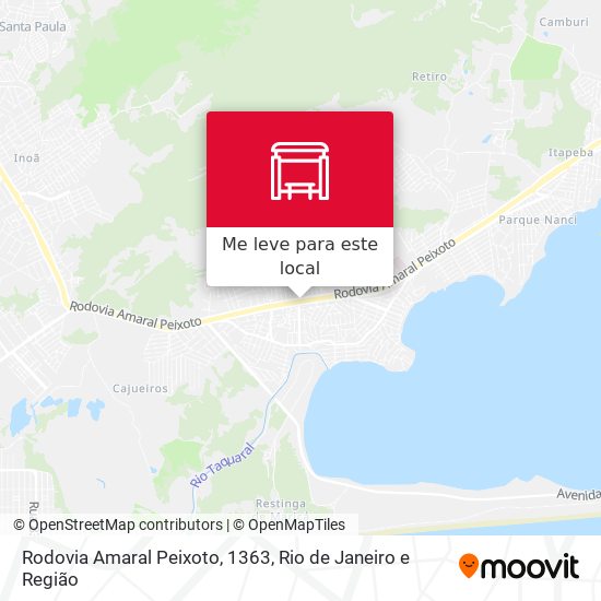 Rodovia Amaral Peixoto, 1363 mapa