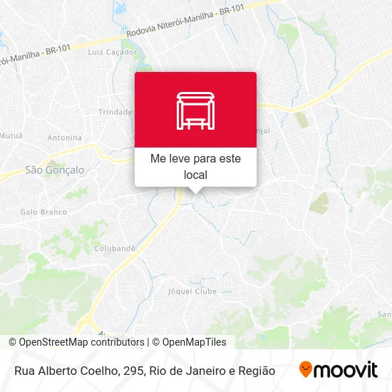 Rua Alberto Coelho, 295 mapa