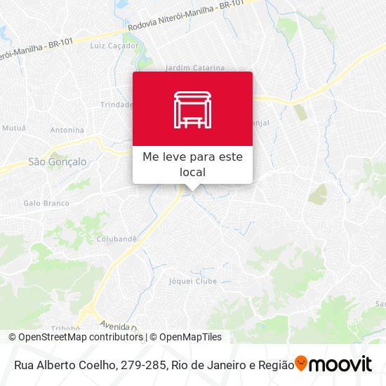 Rua Alberto Coelho, 279-285 mapa